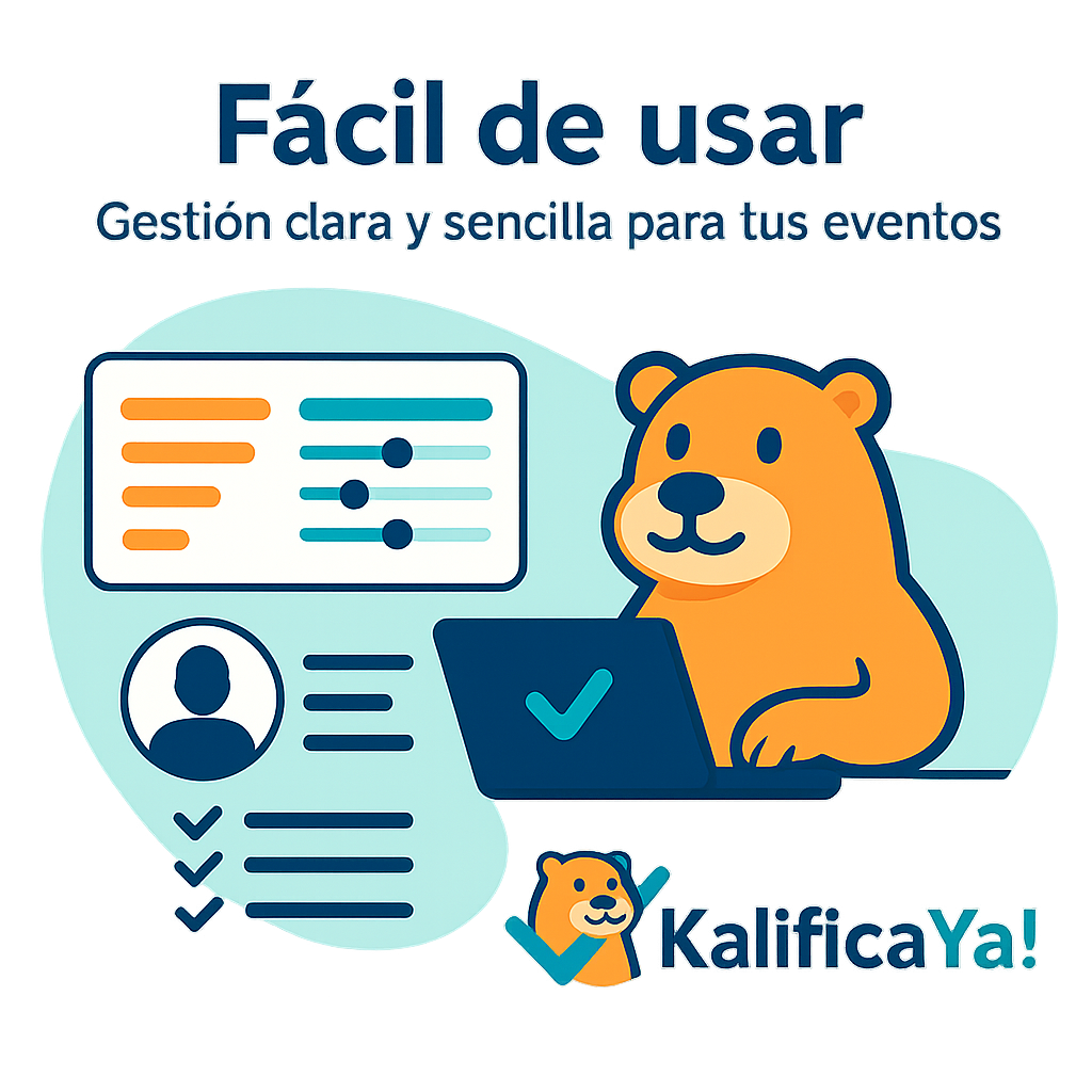 Gestión de eventos Kalifica Ya!